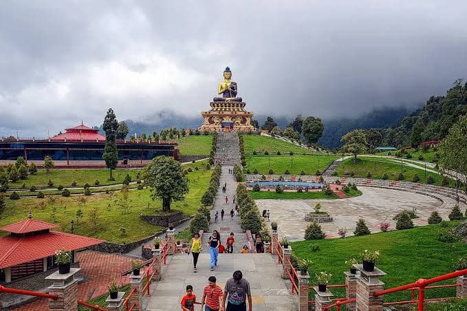 The giant Samdruptse statue and cultural attractions in Namchi, South Sikkim