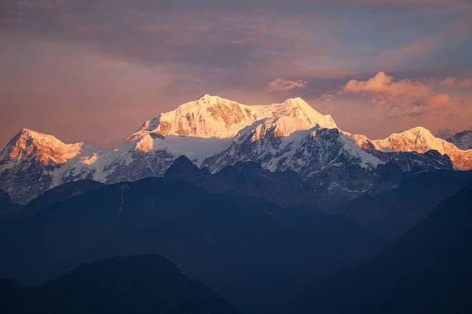 Breathtaking views of Mt. Kanchenjunga from the scenic town of Pelling, West Sikkim
