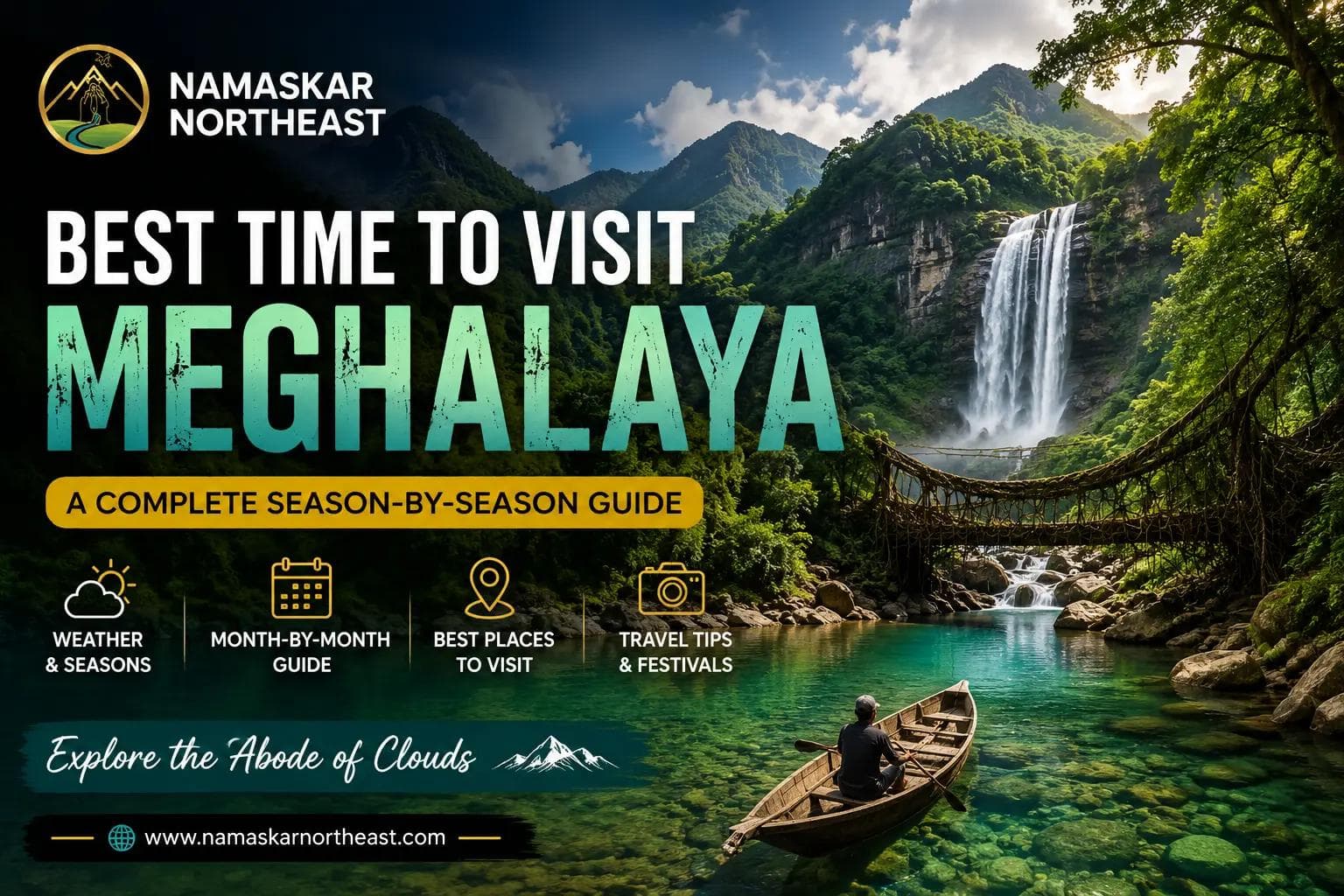 Best Time to Visit Meghalaya in 2026: Complete Month-by-Month Guide