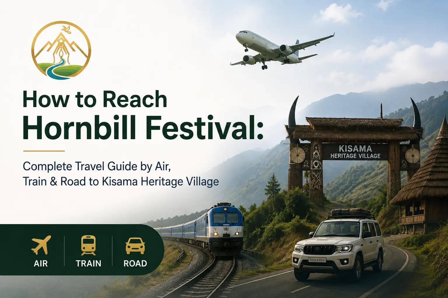 How to Reach Hornbill Festival: Complete Travel Guide by Air, Train & Road to Kisama Heritage Village