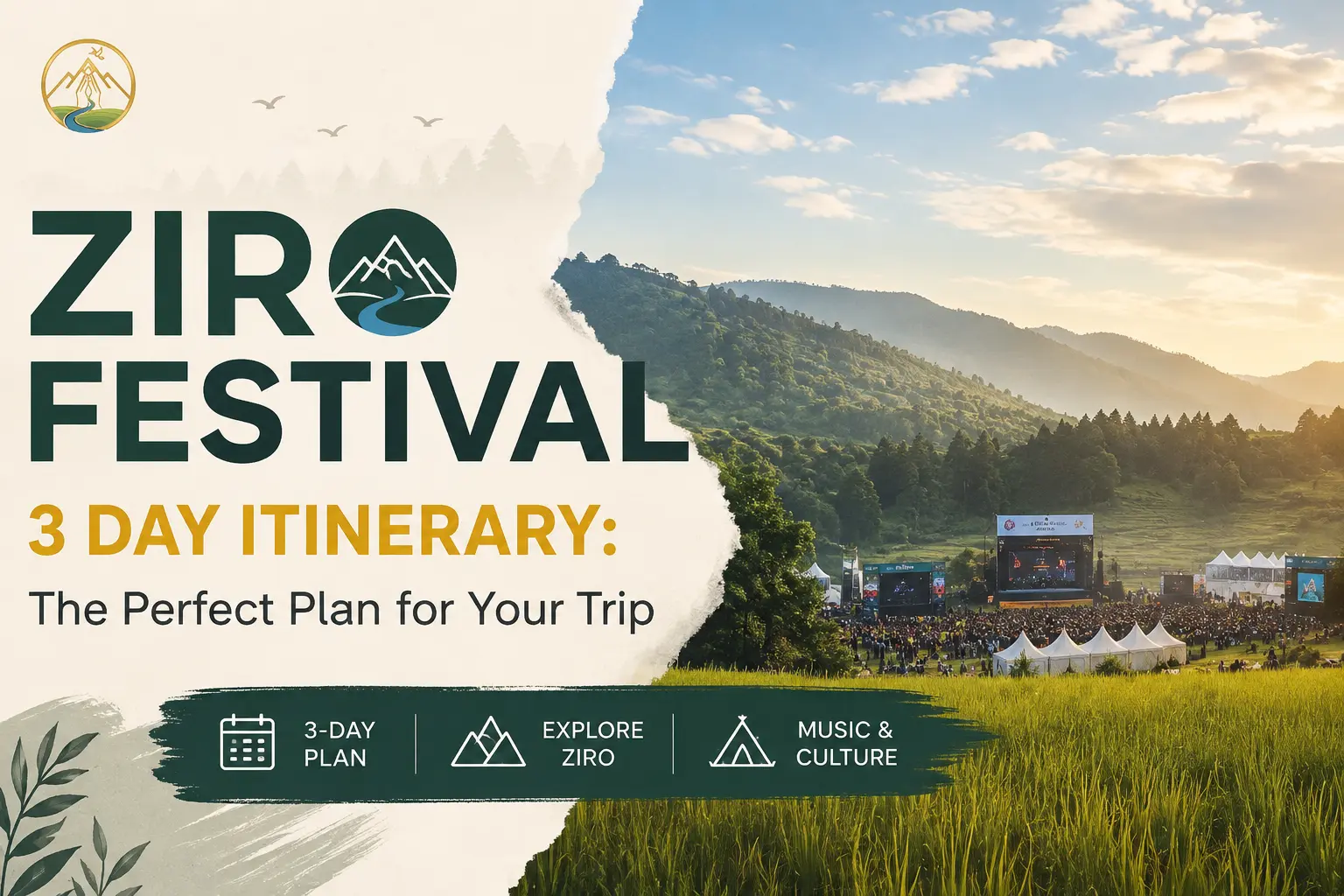 Ziro Festival 3 Day Itinerary: The Perfect Plan for Your Trip